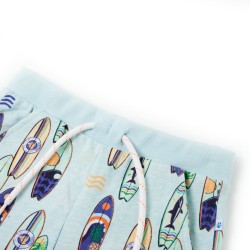 Pantaloncini per Bambini con Coulisse Blu Tenue Mélange 140