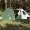 vidaXL Tenda da Campeggio 6 Persone Verde 466x342x200 cm Taffetà 185T