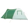 vidaXL Tenda da Campeggio 6 Persone Verde 466x342x200 cm Taffetà 185T