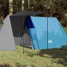 vidaXL Tenda da Campeggio 3 Persone Blu 465x220x170 cm Taffetà 185T