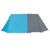 vidaXL Tenda da Campeggio 3 Persone Blu 465x220x170 cm Taffetà 185T