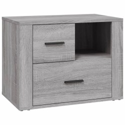 Comodino Grigio Sonoma 60x36x45 cm in Legno ingegnerizzato