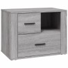 Comodino Grigio Sonoma 60x36x45 cm in Legno ingegnerizzato