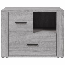 Comodino Grigio Sonoma 60x36x45 cm in Legno ingegnerizzato