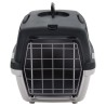   Trasportino per Animali Domestici Grigio e Nero 48x32x31 cm PP