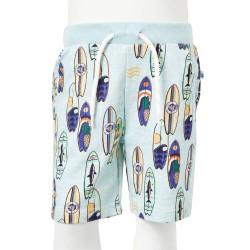 Pantaloncini per Bambini con Coulisse Blu Tenue Mélange 128