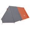 vidaXL Tenda 3 Persone Grigia e Arancione 465x220x170 cm Taffetà 185T