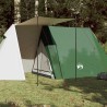 vidaXL Tenda da Campeggio 3 Persone Verde 465x220x170 cm Taffetà 185T