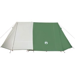 vidaXL Tenda da Campeggio 3 Persone Verde 465x220x170 cm Taffetà 185T