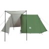 vidaXL Tenda da Campeggio 3 Persone Verde 465x220x170 cm Taffetà 185T