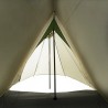 vidaXL Tenda da Campeggio 3 Persone Verde 465x220x170 cm Taffetà 185T