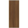   Tavolino Consolle Rovere Marrone 78x30x80 cm Legno ingegnerizzato