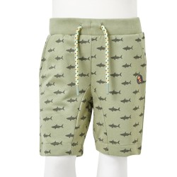 Pantaloncini per Bambini con Coulisse Cachi Chiaro 116