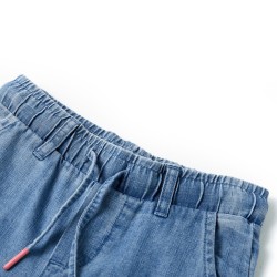 Pantaloni da Bambino Blu Denim 116