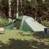 vidaXL Tenda da Campeggio 6 Persone Verde 576x238x193 cm Taffetà 185T