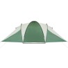 vidaXL Tenda da Campeggio 6 Persone Verde 576x238x193 cm Taffetà 185T