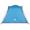 vidaXL Tenda da Campeggio 4 Persone Blu 240x221x160 cm Taffetà 185T