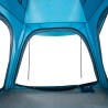 vidaXL Tenda da Campeggio 4 Persone Blu 240x221x160 cm Taffetà 185T