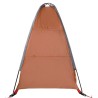 vidaXL Tenda 9 Scomparti Grigia e Arancione 125x50x68 cm Taffetà 185T