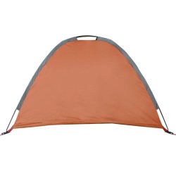 vidaXL Tenda 9 Scomparti Grigia e Arancione 125x50x68 cm Taffetà 185T