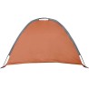 vidaXL Tenda 9 Scomparti Grigia e Arancione 125x50x68 cm Taffetà 185T