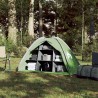 vidaXL Tenda Portaoggetti 9 Scomparti Verde 125x50x68 cm Taffetà 185T