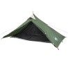 vidaXL Tenda da Campeggio 1 Persona Verde 255x153x130 cm Taffetà 185T