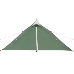 vidaXL Tenda da Campeggio 1 Persona Verde 255x153x130 cm Taffetà 185T