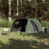 vidaXL Tenda da Campeggio 4 Persone Verde 420x260x153 cm Taffetà 185T