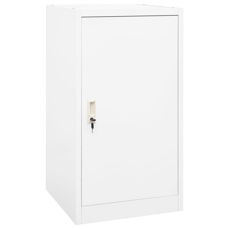   Armadio Porta Sella Bianco 53x53x105 cm in Acciaio