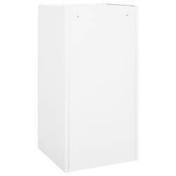   Armadio Porta Sella Bianco 53x53x105 cm in Acciaio