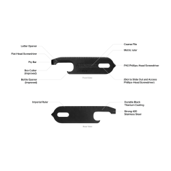 Orbitkey - Multi-Tool v2 - Colore Nero