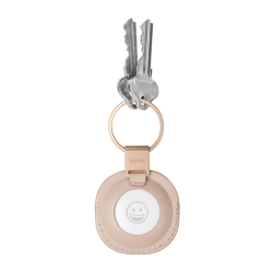 Orbitkey - Custodia in pelle per AirTag - Colore Rosa cipria