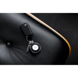 Orbitkey - Custodia in pelle per AirTag - Colore Nero