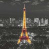 AG Design Fotomurale Eiffel In The Night