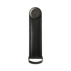 Orbitkey - Organizzatore di chiavi in Pelle - Colore nero con cuciture nere