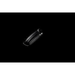 Orbitkey - Organizzatore di chiavi in Pelle - Colore nero con cuciture nere