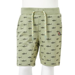 Pantaloncini per Bambini con Coulisse Cachi Chiaro 104