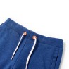 Pantaloncini per Bambini con Coulisse Blu Scuro Mélange 104