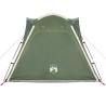 vidaXL Tenda da Campeggio 4 Persone Verde 240x221x160 cm Taffetà 185T