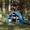 vidaXL Tenda Portaoggetti 9 Scomparti Blu 125x50x68 cm Taffetà 185T