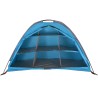 vidaXL Tenda Portaoggetti 9 Scomparti Blu 125x50x68 cm Taffetà 185T