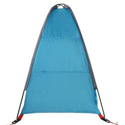 vidaXL Tenda Portaoggetti 9 Scomparti Blu 125x50x68 cm Taffetà 185T