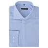 vidaXL Camicia Uomo Business Bianca e Blu a Righe Taglia S