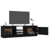 vidaXL Mobile Porta TV Nero 120x30x35,5 cm in Legno Multistrato