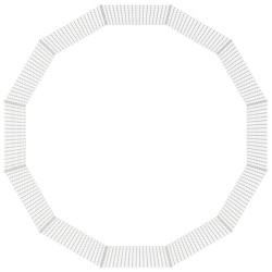 vidaXL Conigliera con 12 Pannelli 54x100 cm Ferro Zincato