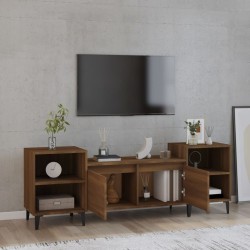   Mobile TV Rovere Marrone 160x35x55 cm in Legno ingegnerizzato