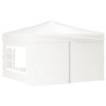   Tenda per Feste Pieghevole con Pareti Laterali Bianco 3x3 m