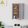 Mobili TV 2 pz Grigio Sonoma 30,5x30x90 cm in Legno ingegnerizzato