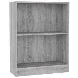   Libreria Grigio Sonoma 60x24x74,5 cm in Legno ingegnerizzato